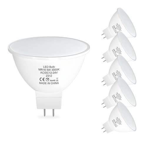 Mr16 led bulbs ac dc - led, 5w,